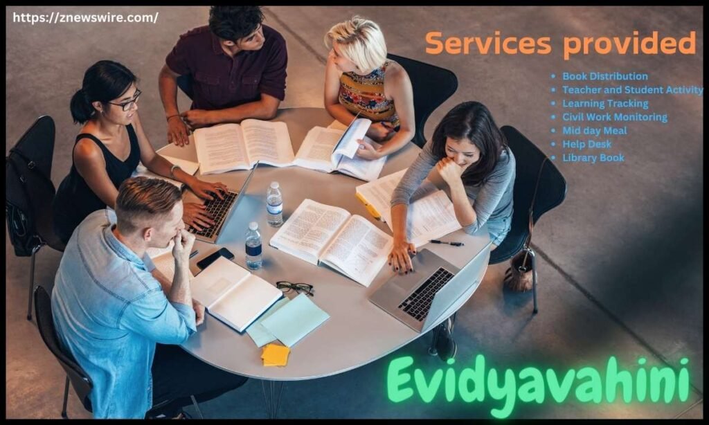 Services Provided on Evidyavahini 